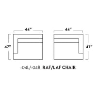 Mas Mesa Deep Laf Chair - Peyton Slate