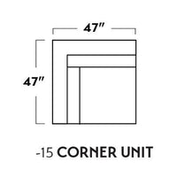 Mas Mesa Deep Corner Unit - Peyton Slate