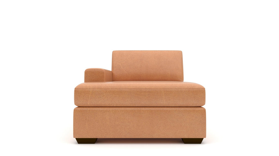Mas Mesa Deep Leather Laf Chaise -