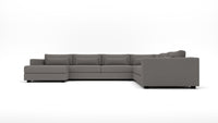Menchaca 162" Corner Sectional W. Left Chaise - Peyton Slate