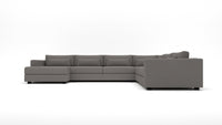 Menchaca 162" Corner Sectional W. Left Chaise - Peyton Slate
