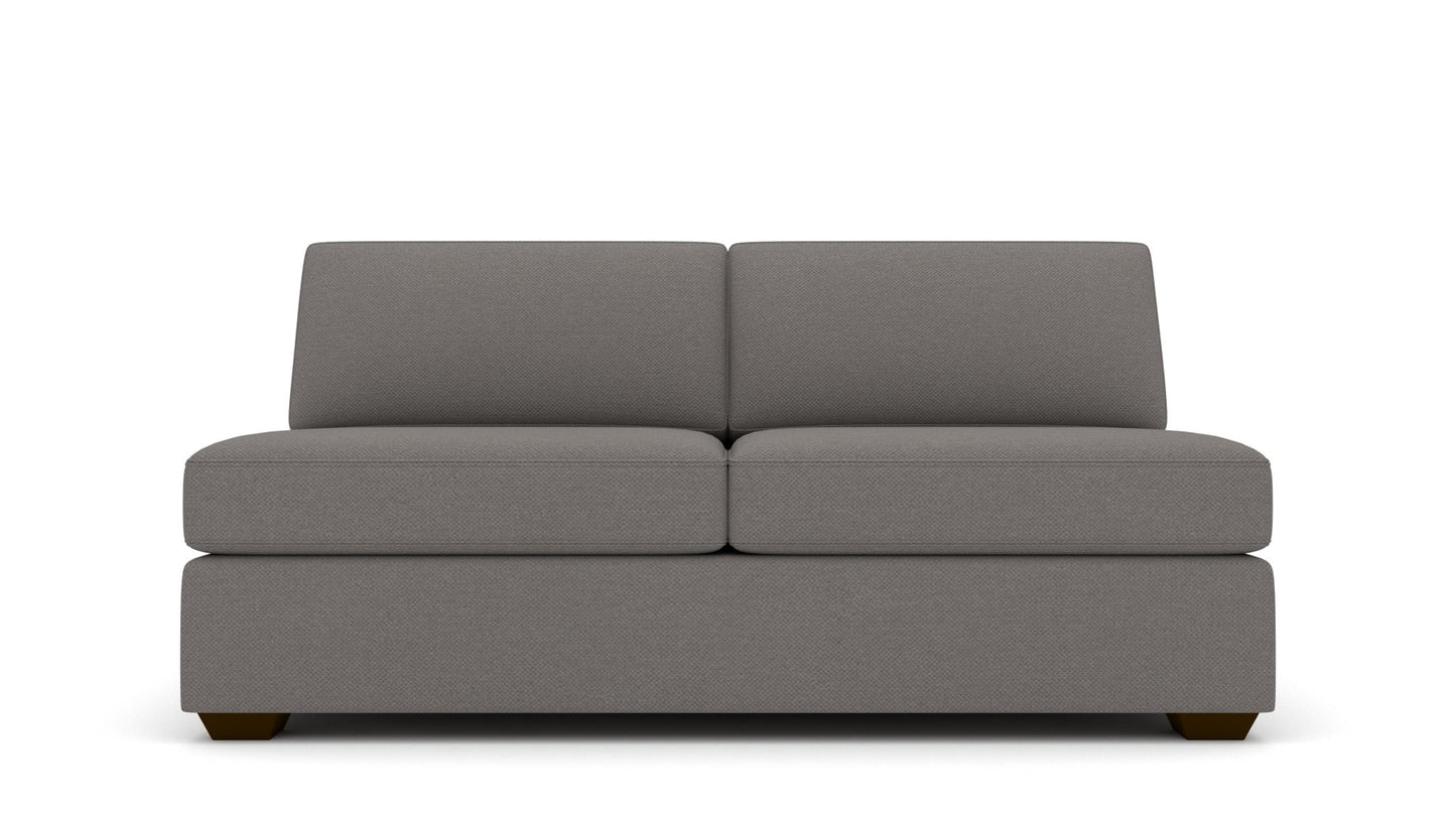 Mesa Armless Loveseat - Peyton Slate