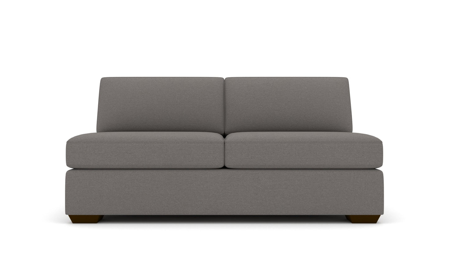 Mesa Armless Loveseat - Peyton Slate