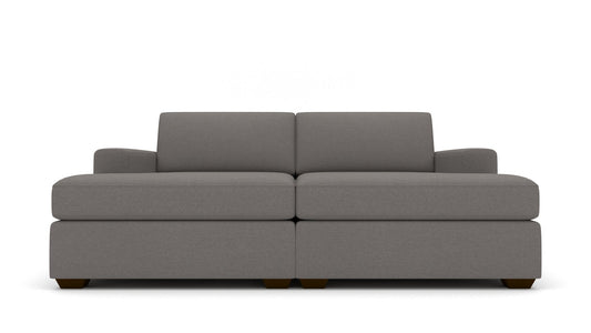 Mesa 86" Double Chaise - Peyton Slate