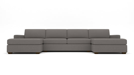 Mesa 158" Double Chaise With Armless Loveseat - Peyton Slate