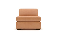 Mesa Leather Armless Chair - Hudson Lager