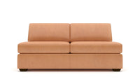 Mesa Leather Armless Loveseat -