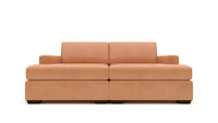 Mesa 86" Leather Double Chaise - Hudson Lager