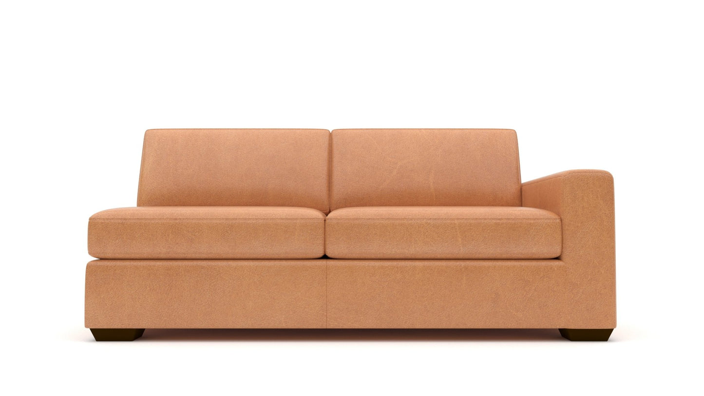 Mesa Leather Raf Condo Sofa - Hudson Lager