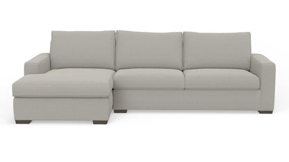 Mesa 123" Left Chaise Sectional - Bloke Cotton
