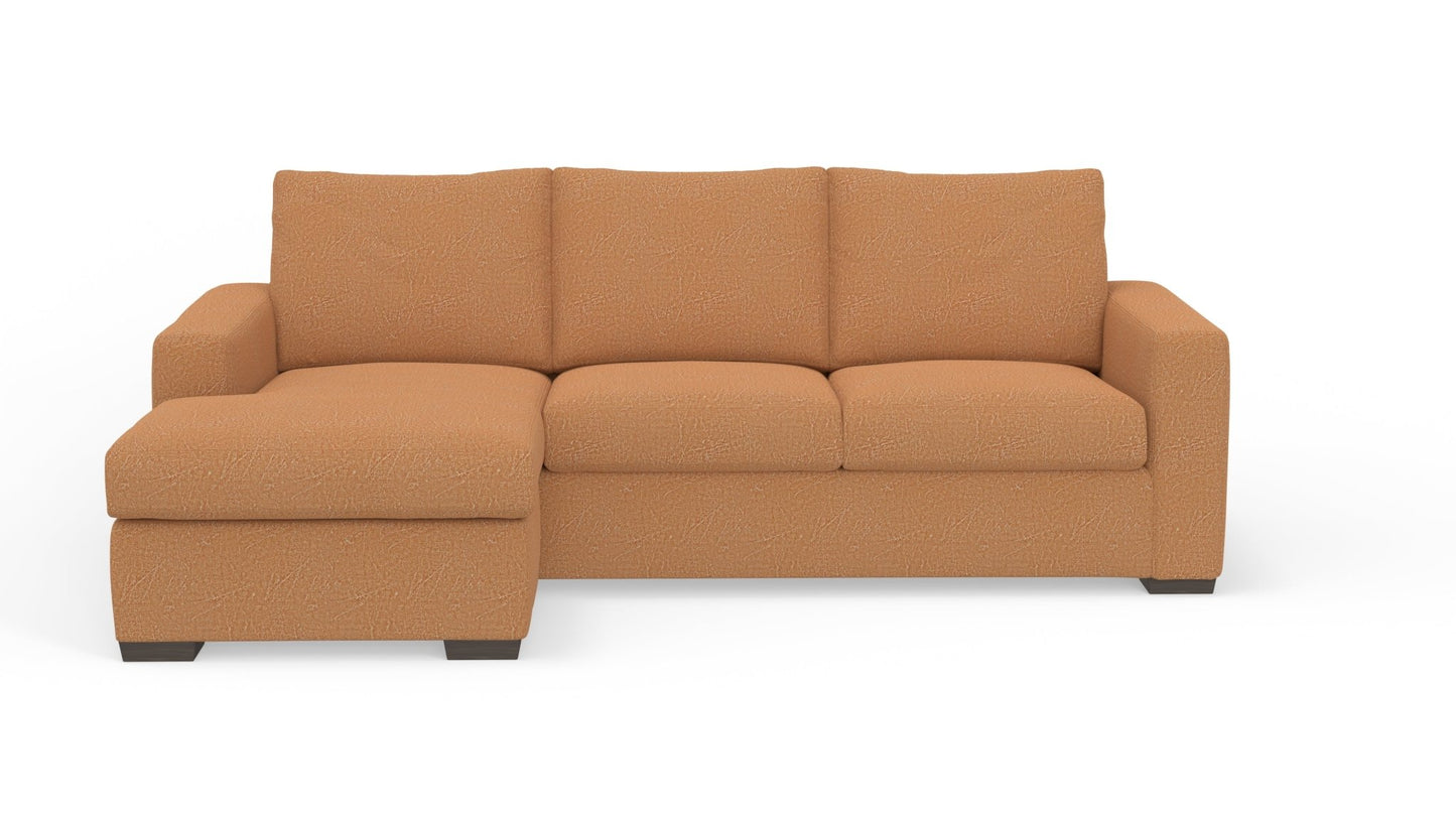Mesa 101" Reversible Sofa Chaise - Nepal Clay