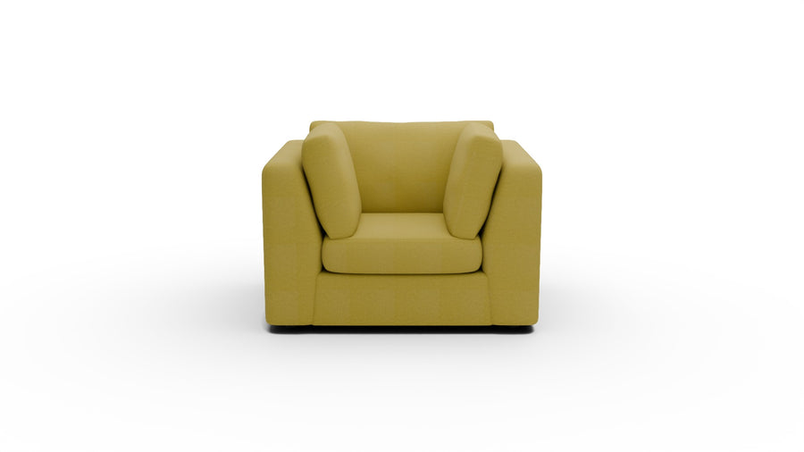 Parmer 54" Arm Chair - Dream Apple