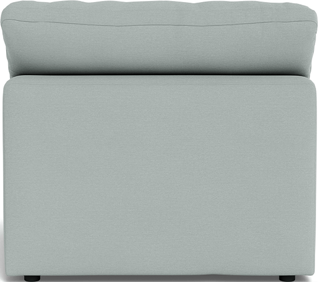 Fluffy Small Armless Chair - Merit Snow