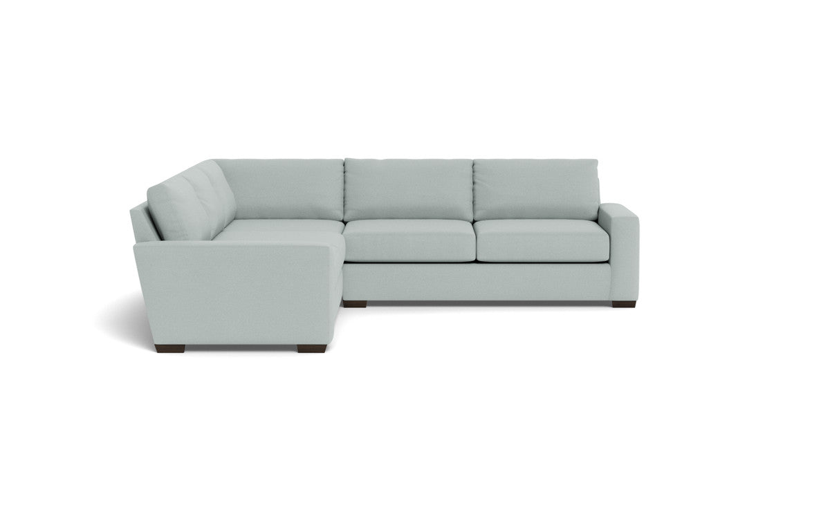 Mas Mesa 127" Deep Corner Sectional - Peyton Light Blue