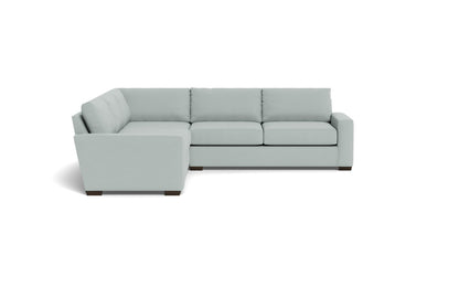 Mas Mesa 127" Deep Corner Sectional - Peyton Light Blue