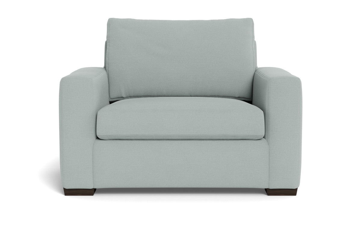 Mesa 52" Arm Chair - Peyton Light Blue