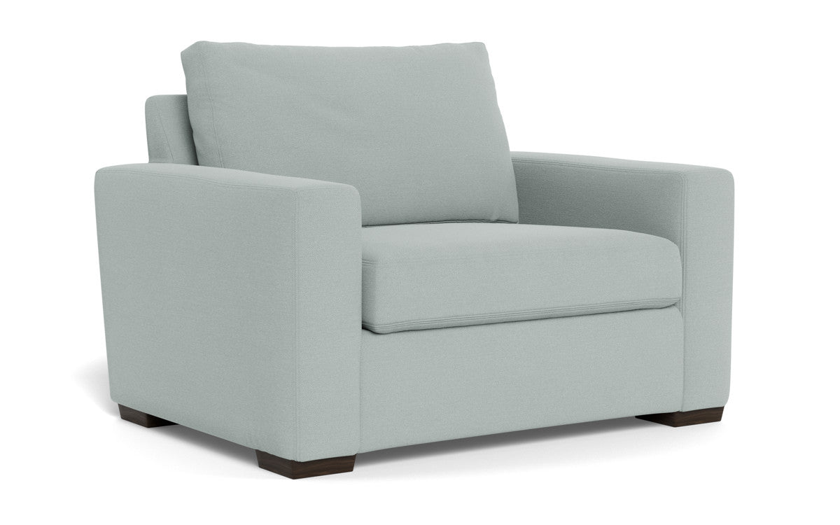 Mesa 52" Arm Chair - Peyton Light Blue