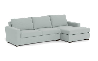 Mesa 123" Right Chaise Sectional - Peyton Light Blue