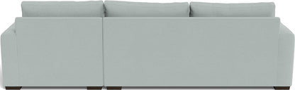 Mesa 123" Right Chaise Sectional - Peyton Light Blue