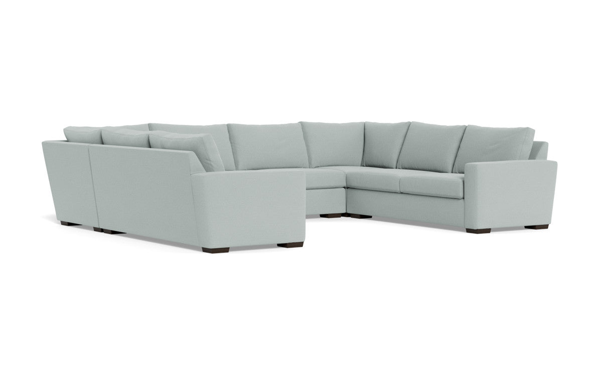Mesa 154" Condo U Sectional - Peyton Light Blue