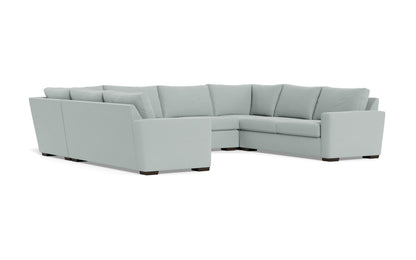 Mesa 154" Condo U Sectional - Peyton Light Blue