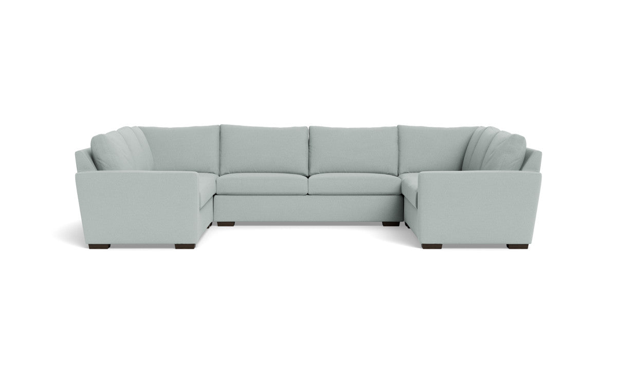 Mesa 154" Condo U Sectional - Peyton Light Blue