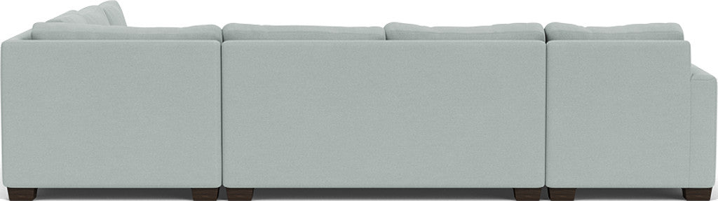 Track 141" Corner Sectionals w. Left Chaise - Peyton Light Blue