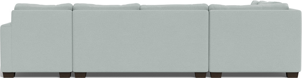 Track 141" Corner Sectionals w. Right Chaise - Peyton Light Blue