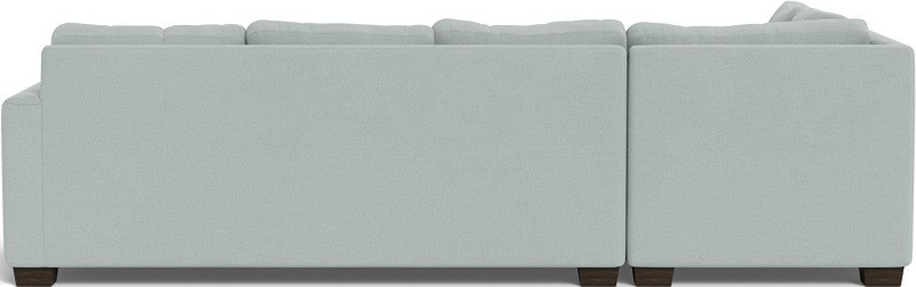 Track 121" Left Chaise Sleeper Sectional - Peyton Light Blue