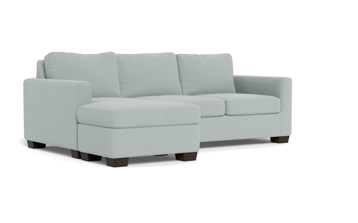 Track 87" Reversible Sofa Chaise - Peyton Light Blue