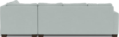 Track 121" Right Chaise Sleeper Sectional - Peyton Light Blue