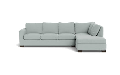 Track 121" Right Chaise Sleeper Sectional - Peyton Light Blue