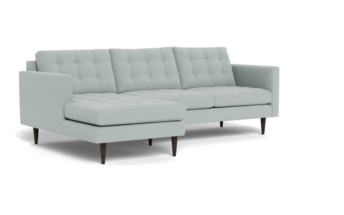 Wallace 98" Left Chaise Sectional - Peyton Light Blue