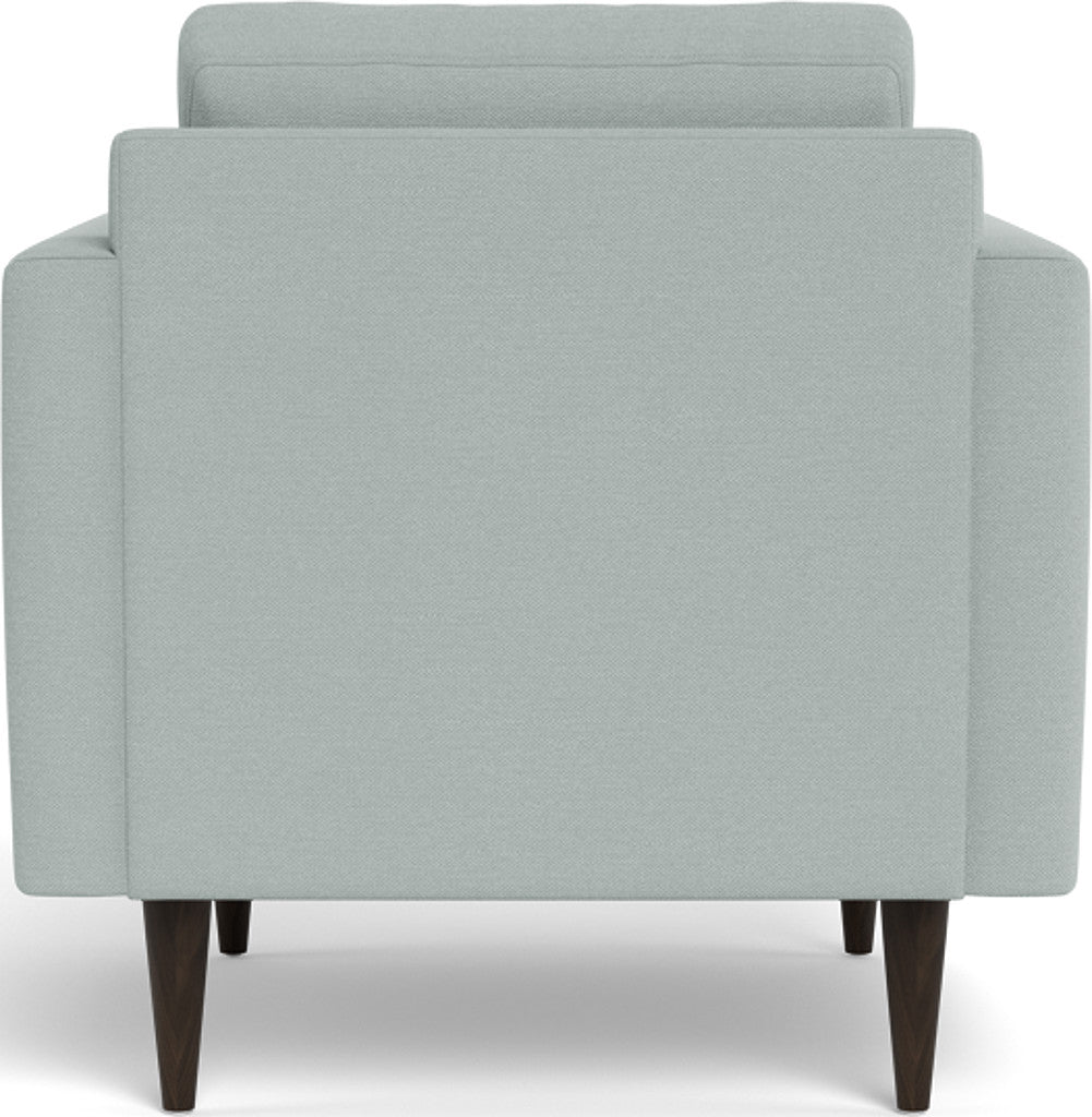 Wallace 34" Untufted Arm Chair - Peyton Light Blue