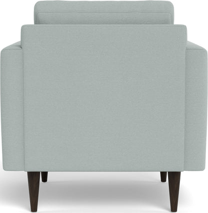 Wallace 34" Untufted Arm Chair - Peyton Light Blue