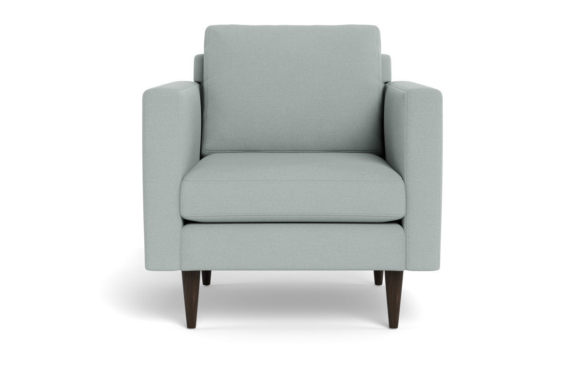 Wallace 34" Untufted Arm Chair - Peyton Light Blue