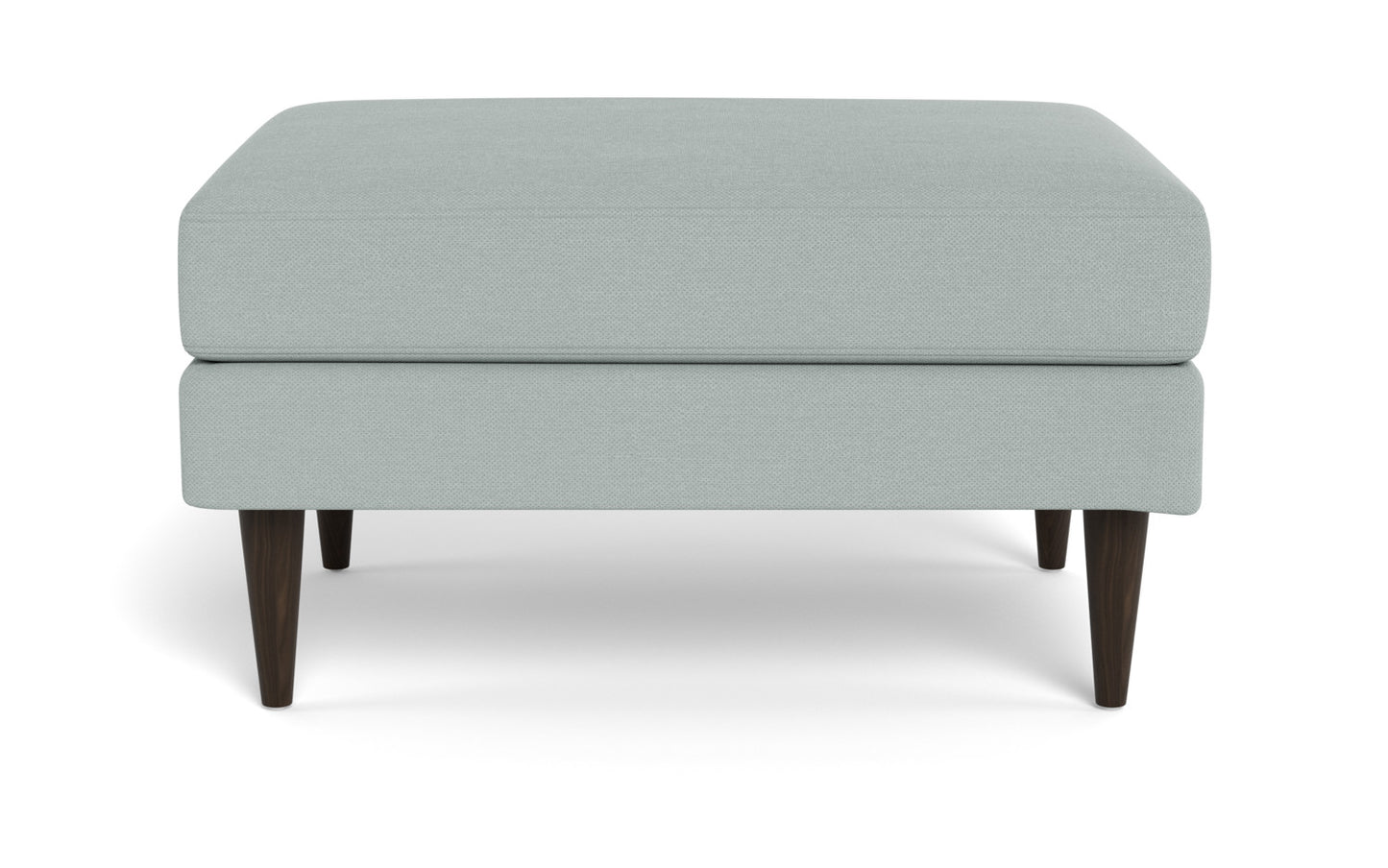 Wallace Untufted Ottoman - Merit Snow
