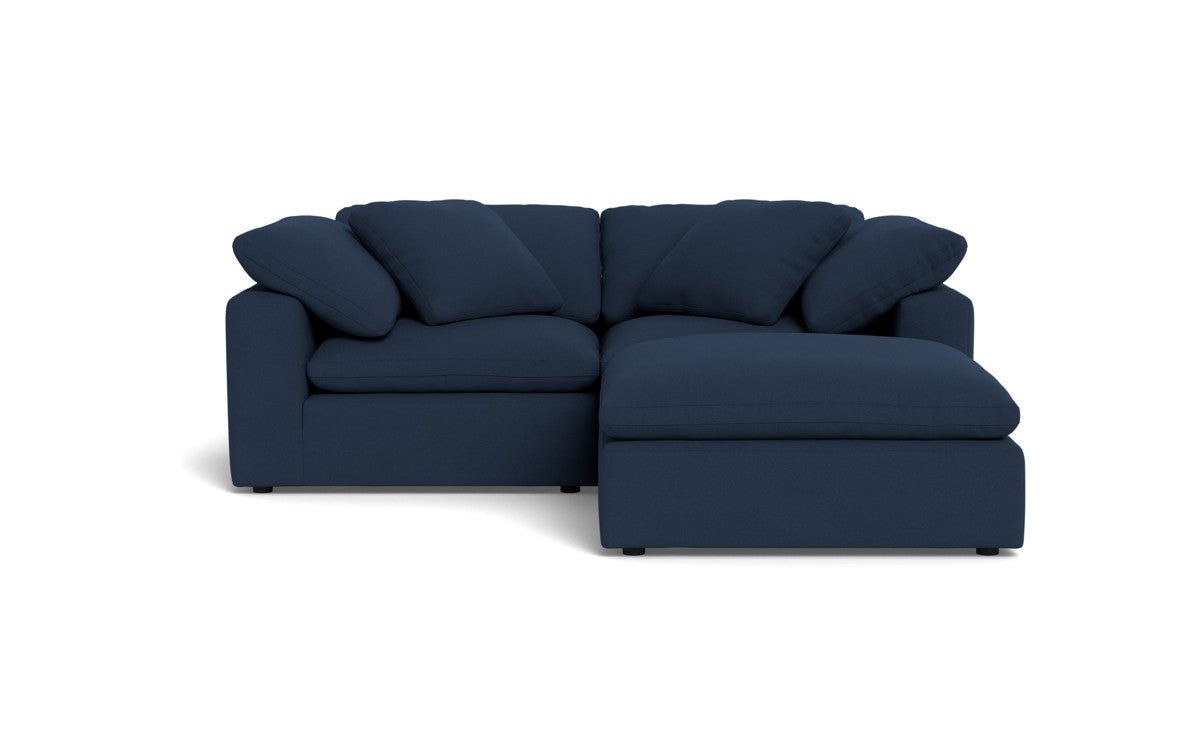 Fluffy 89" 2 Piece Sofa w/Otto - Peyton Navy