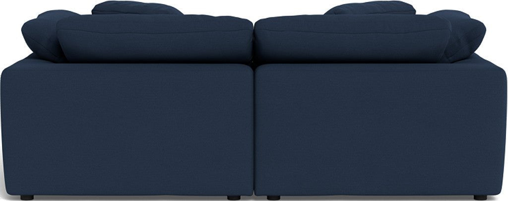 Fluffy 89" 2 Piece Sofa w/Otto - Peyton Navy