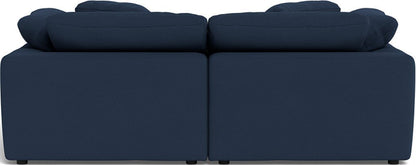 Fluffy 89" 2 Piece Sofa w/Otto - Peyton Navy