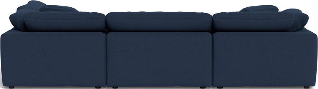 Fluffy 133.5" 4 Piece Sectional w/Otto - Peyton Navy