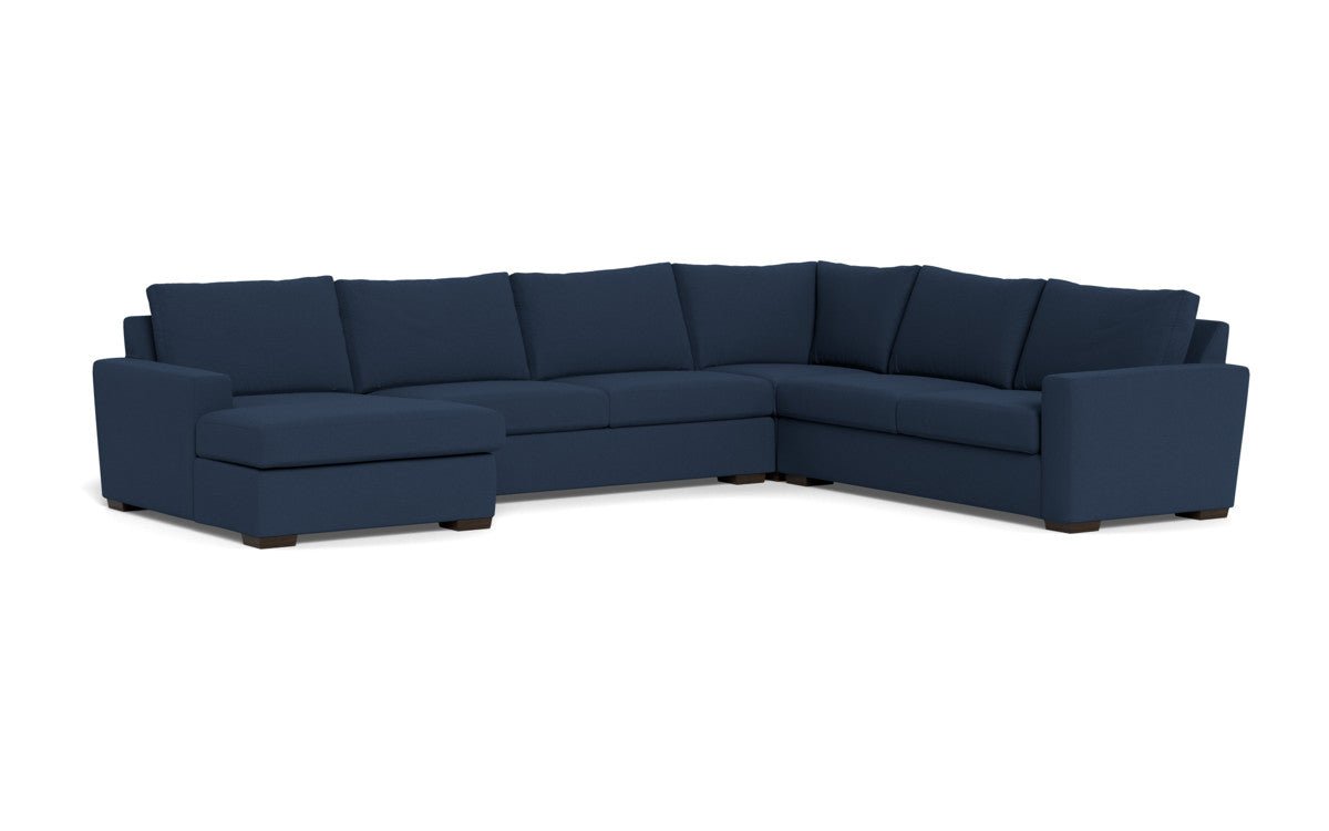 Mesa 156" Corner Sectionals w. Left Chaise - Peyton Navy