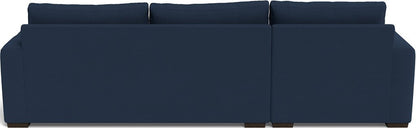 Mesa 123" Left Chaise Sectional Peyton Navy Quick Ship -