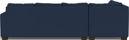 Track 121" Left Chaise Sleeper Sectional - Peyton Navy