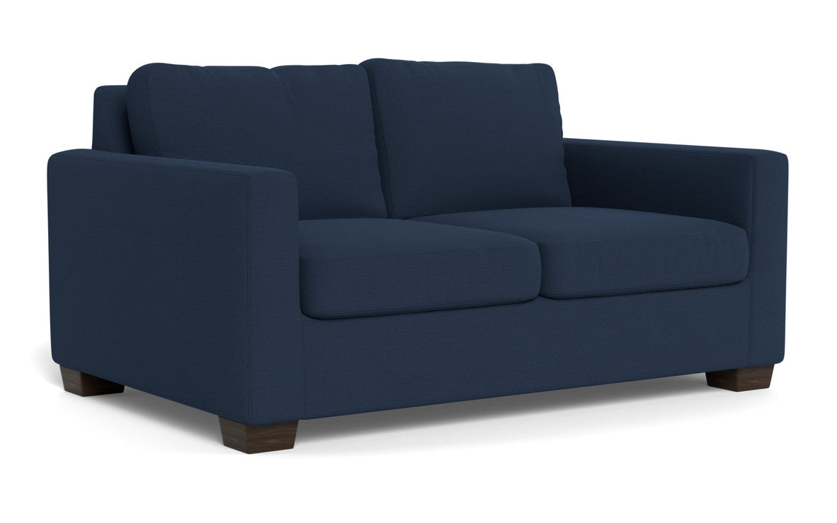 Track 62" Twin Sleeper Loveseat Peyton Navy Quick Ship -