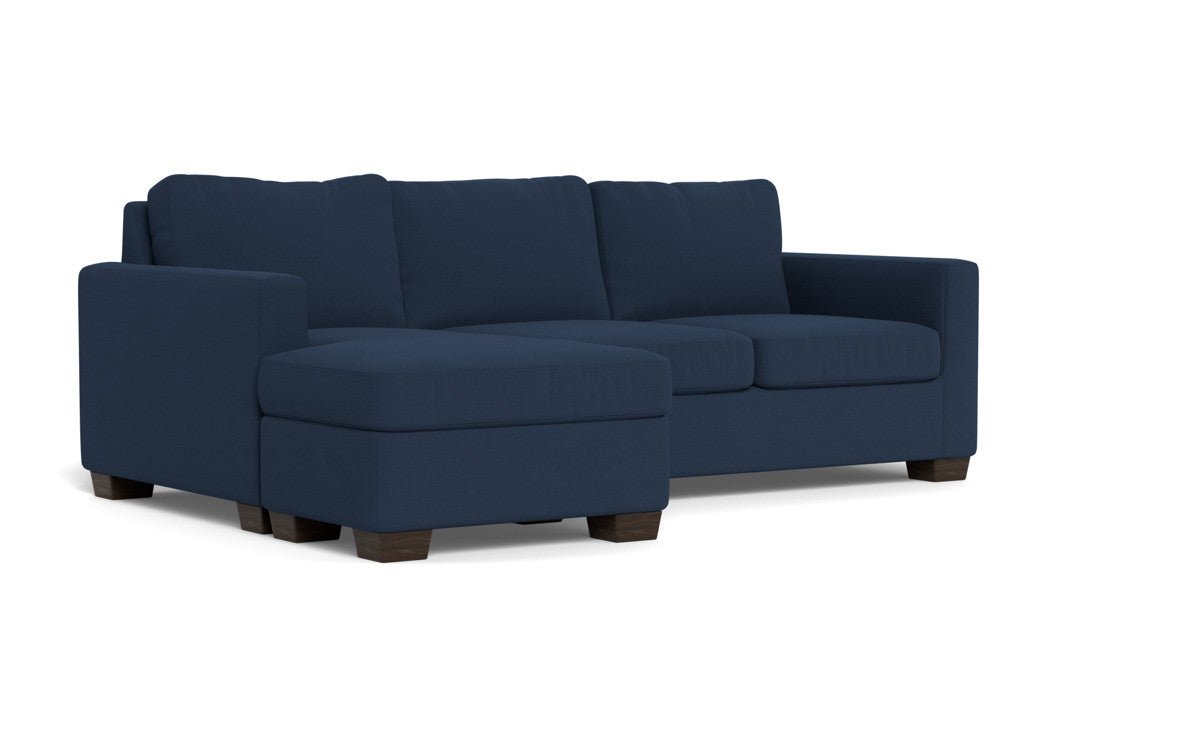 Track 87" Reversible Sofa Chaise - Peyton Navy