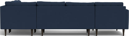 Wallace 130" Corner Sectionals w. Left Chaise - Peyton Navy