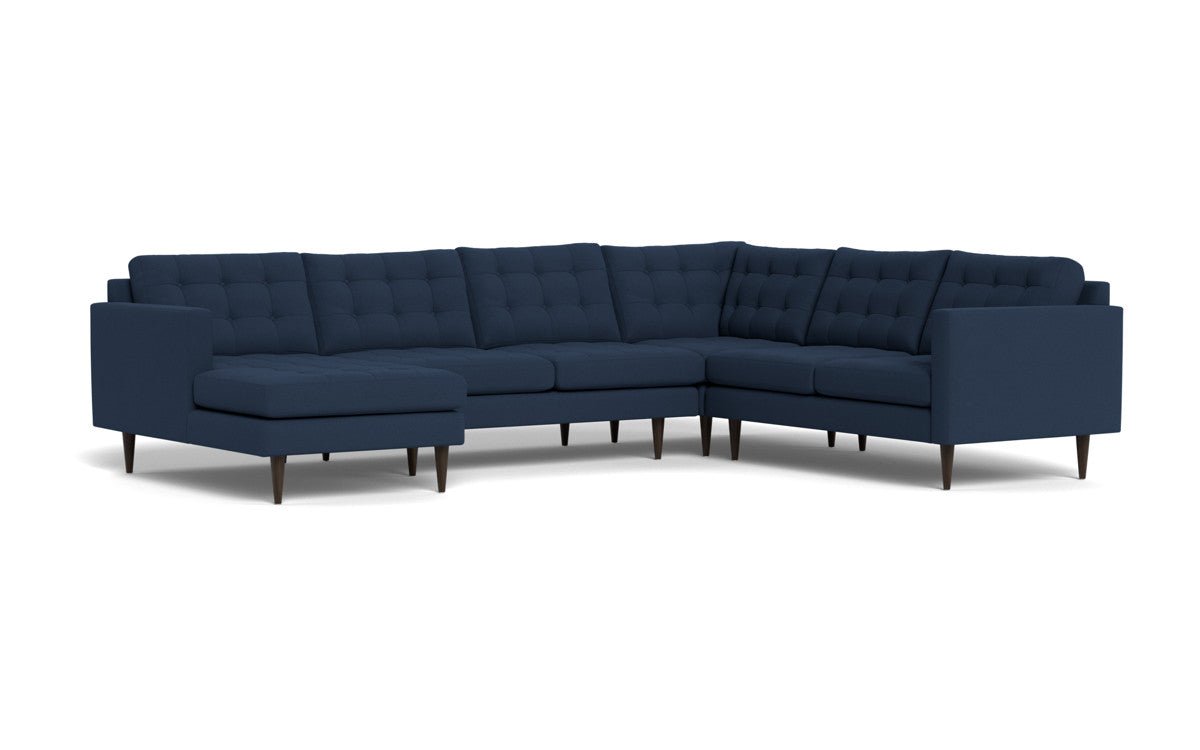 Wallace 130" Corner Sectionals w. Left Chaise - Peyton Navy
