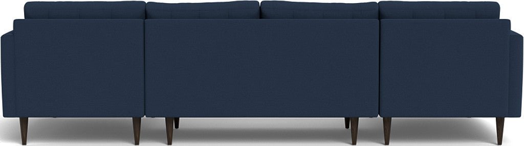 Wallace 126" Double Chaise U Sectional - Peyton Navy