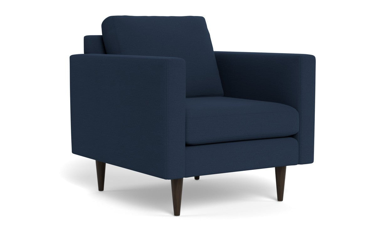 Wallace 34" Untufted Arm Chair - Peyton Navy